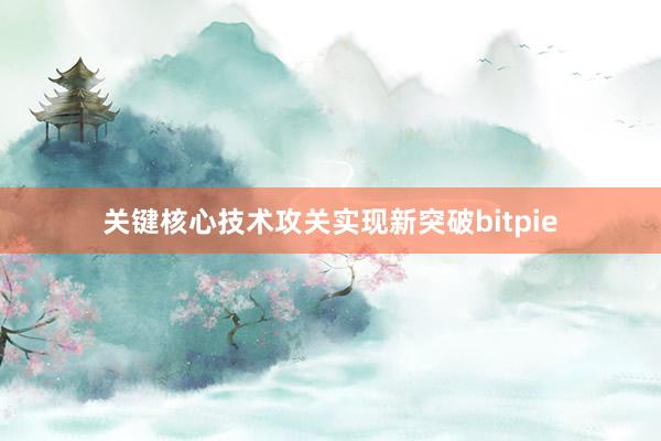 关键核心技术攻关实现新突破bitpie