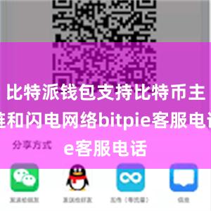 比特派钱包支持比特币主链和闪电网络bitpie客服电话