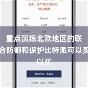 重点演练北欧地区的联合防御和保护比特派可以买